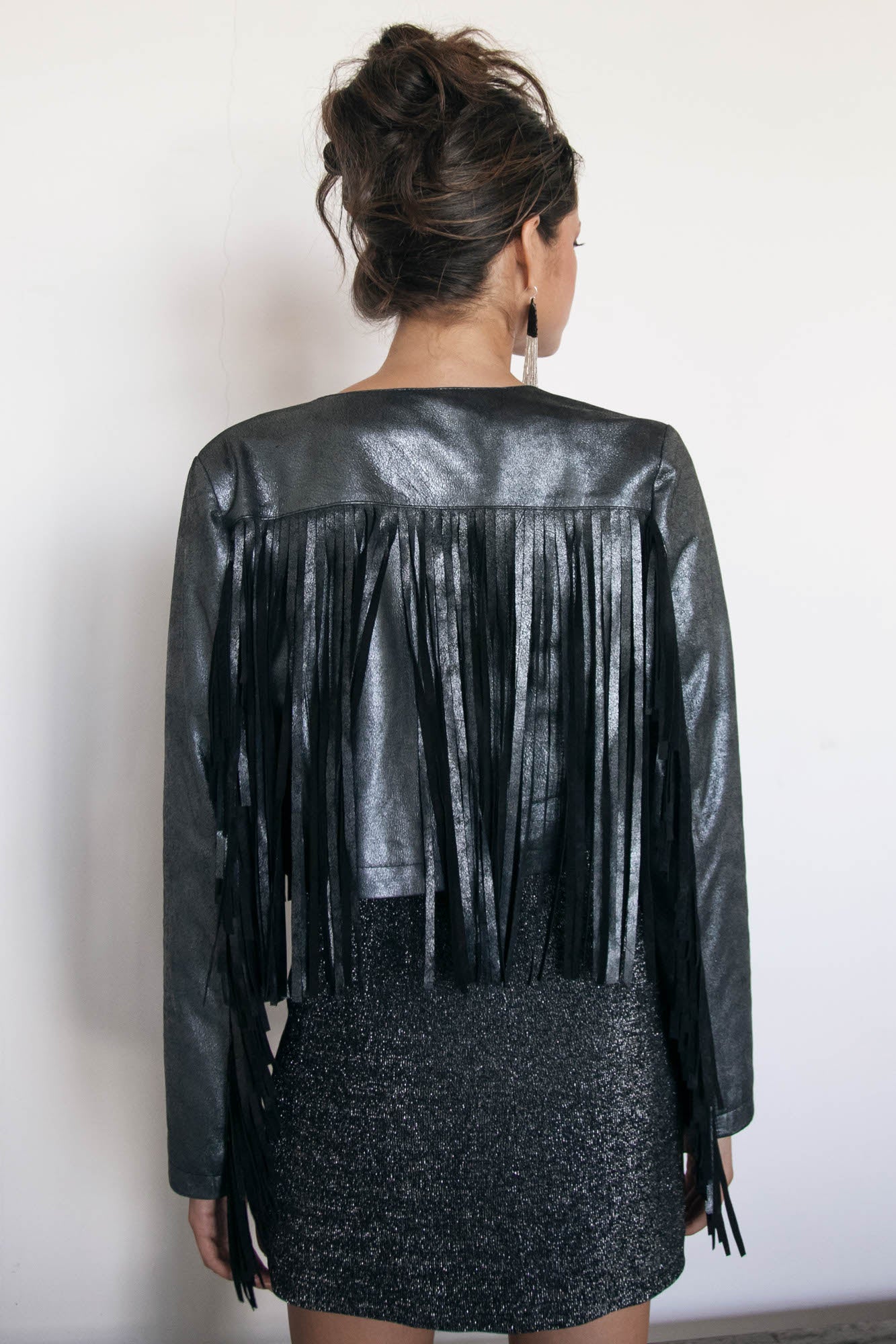 Aliza Fringe Jacket