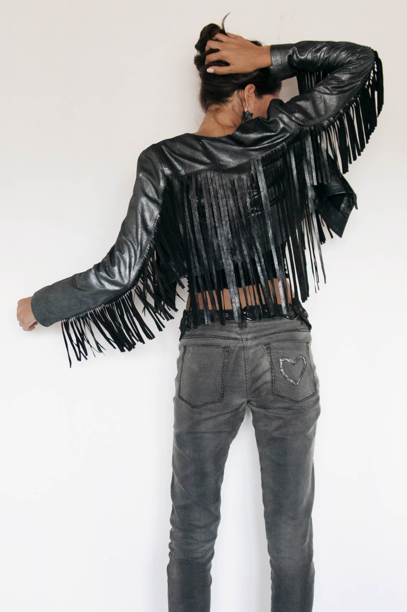 Aliza Fringe Jacket