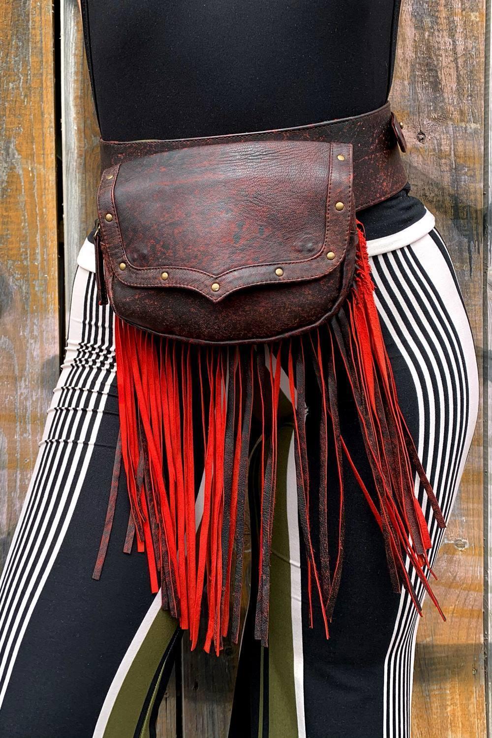 Jasmine Fringe Pocket Belt - Hipstirr