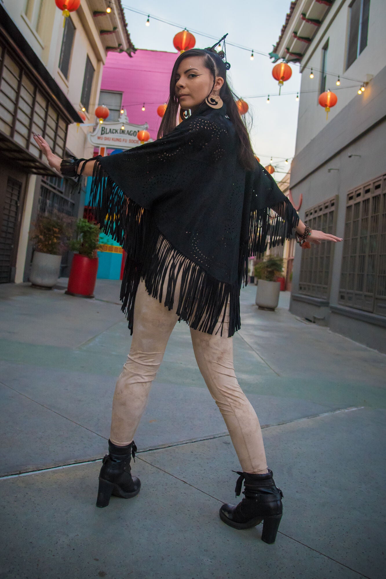 Cassandra Fringe Jacket - Hipstirr