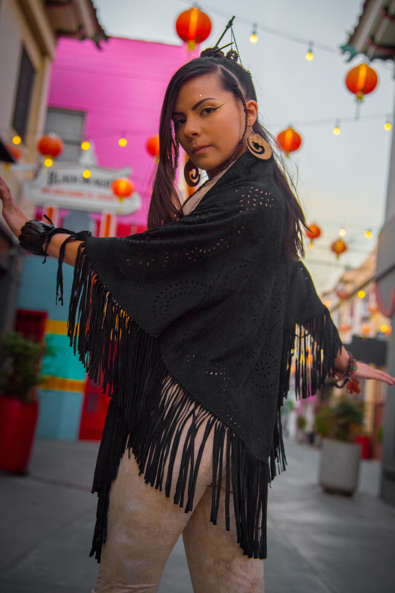 Cassandra Fringe Jacket - Hipstirr