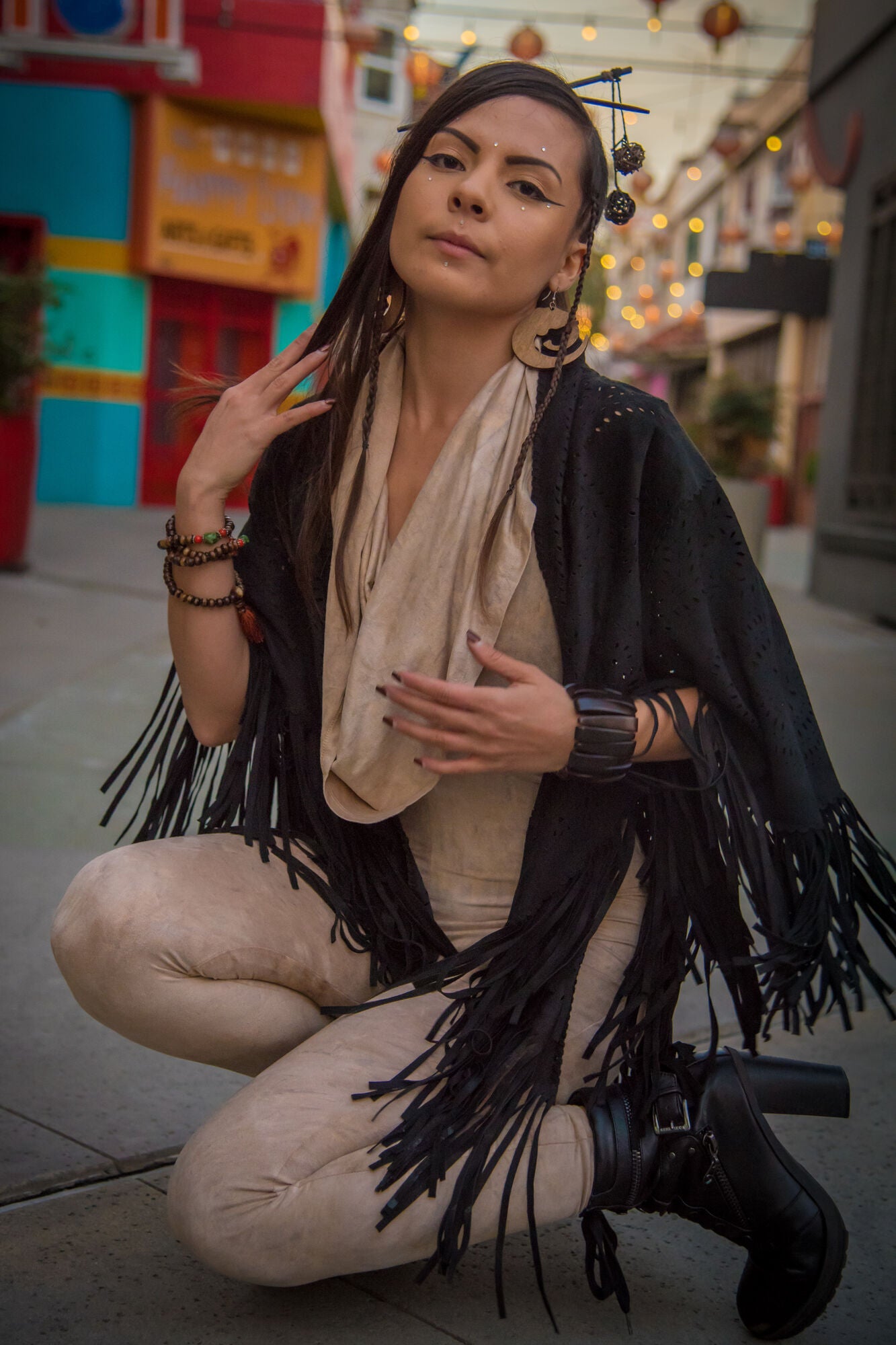 Cassandra Fringe Jacket - Hipstirr