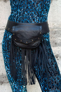 Jasmine Fringe Pocket Belt - Hipstirr