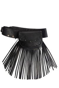 Jasmine Fringe Pocket Belt - Hipstirr