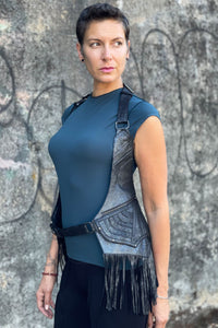 Minx Vest Silver Metallic - Hipstirr