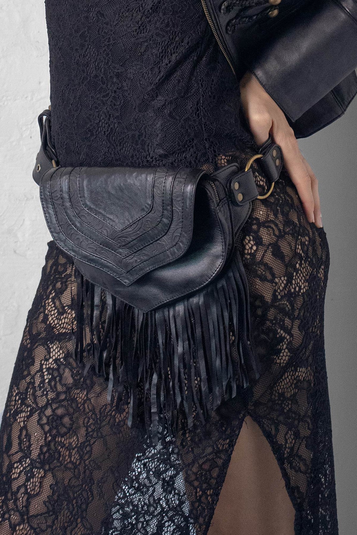 Lily Fringe Belt Bag