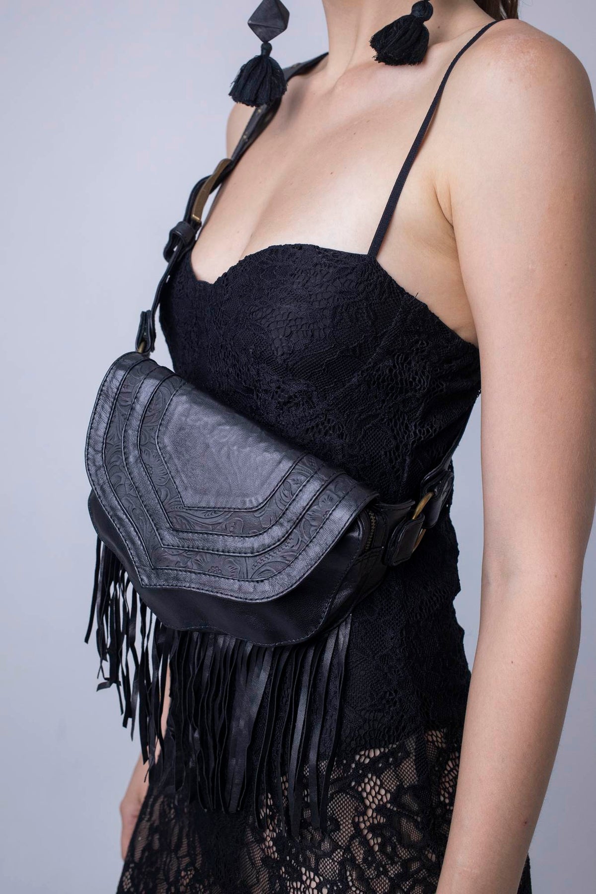 Lily Fringe Belt Bag