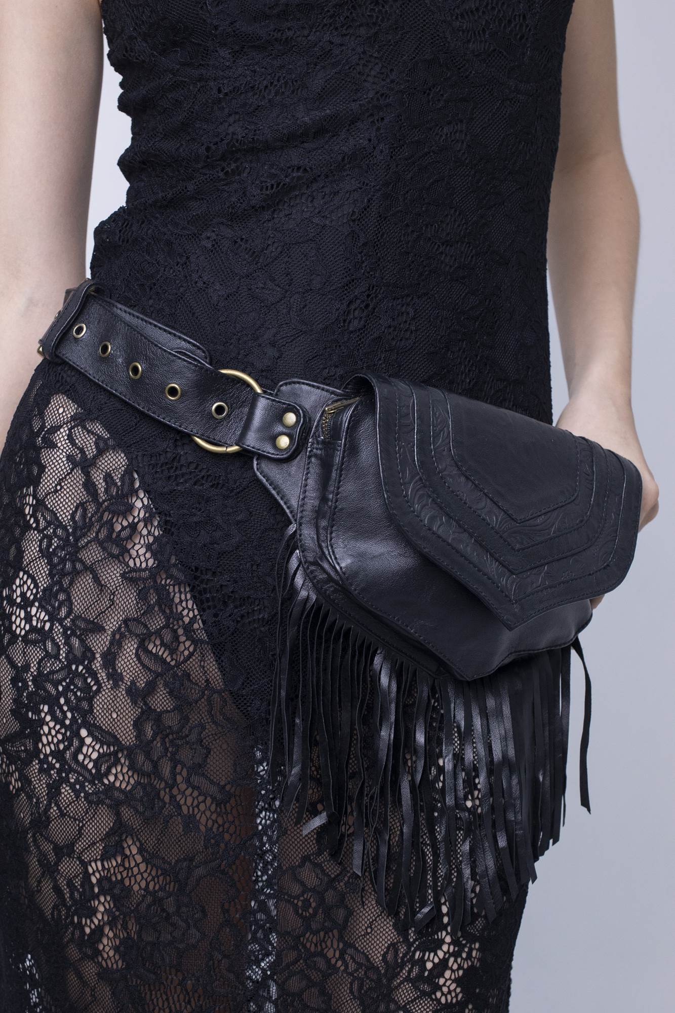 Lily Fringe Belt Bag