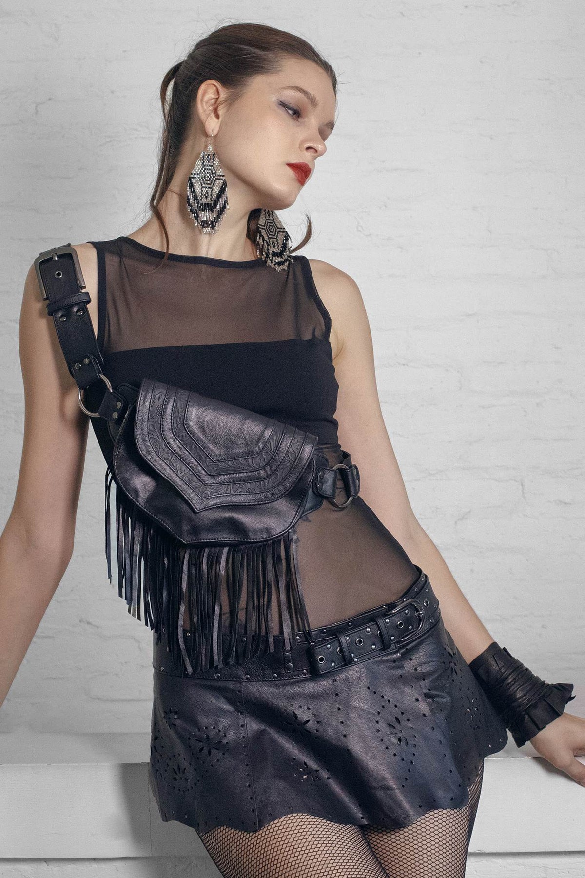 Lily Fringe Belt Bag