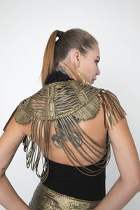 Princess Shrug Gold Metallic