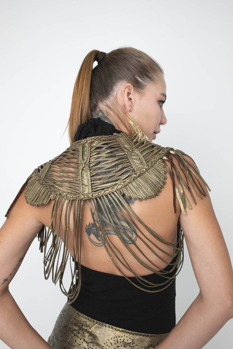 Princess Shrug Gold Metallic