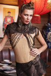 Princess Shrug Copper Metallic