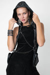 Sapphire Hood Harness Silver