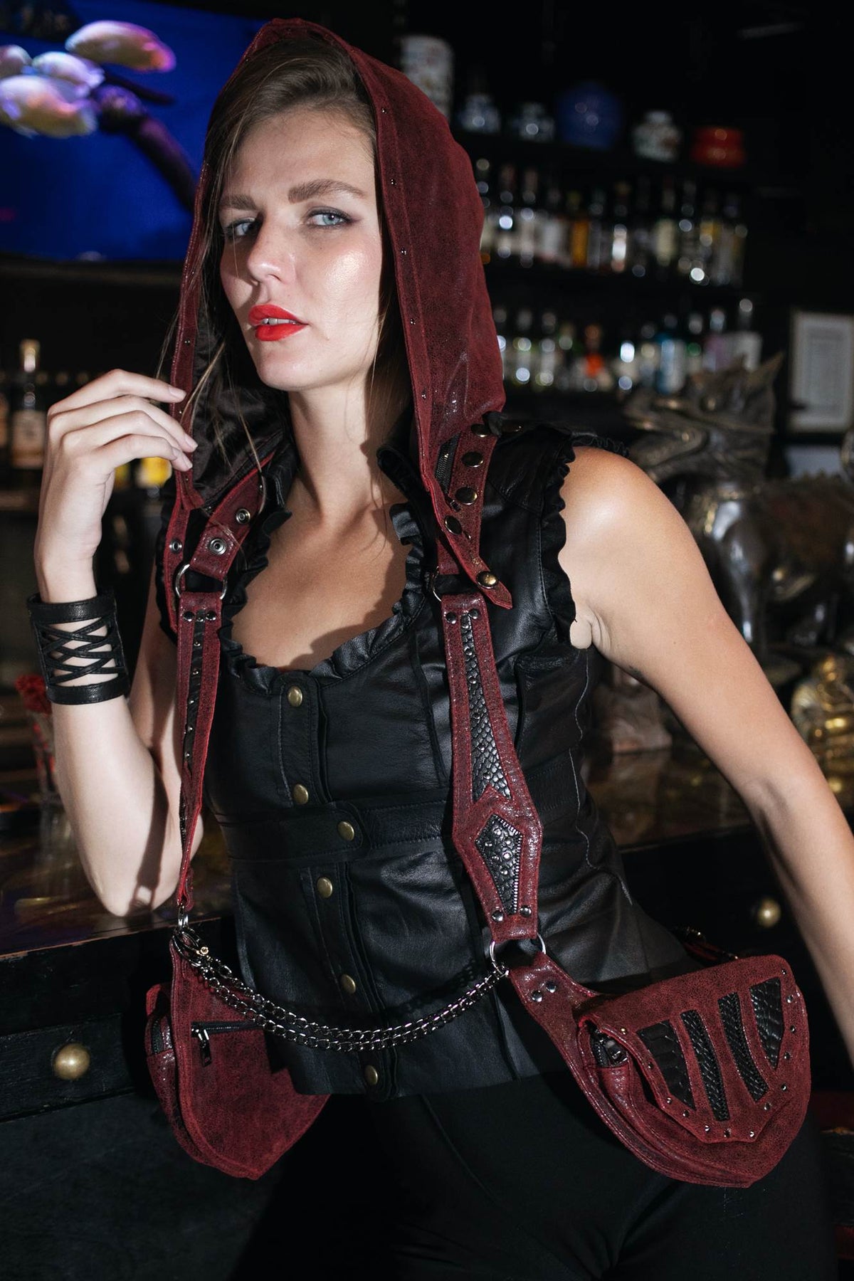 Sapphire Hood Red Metallic