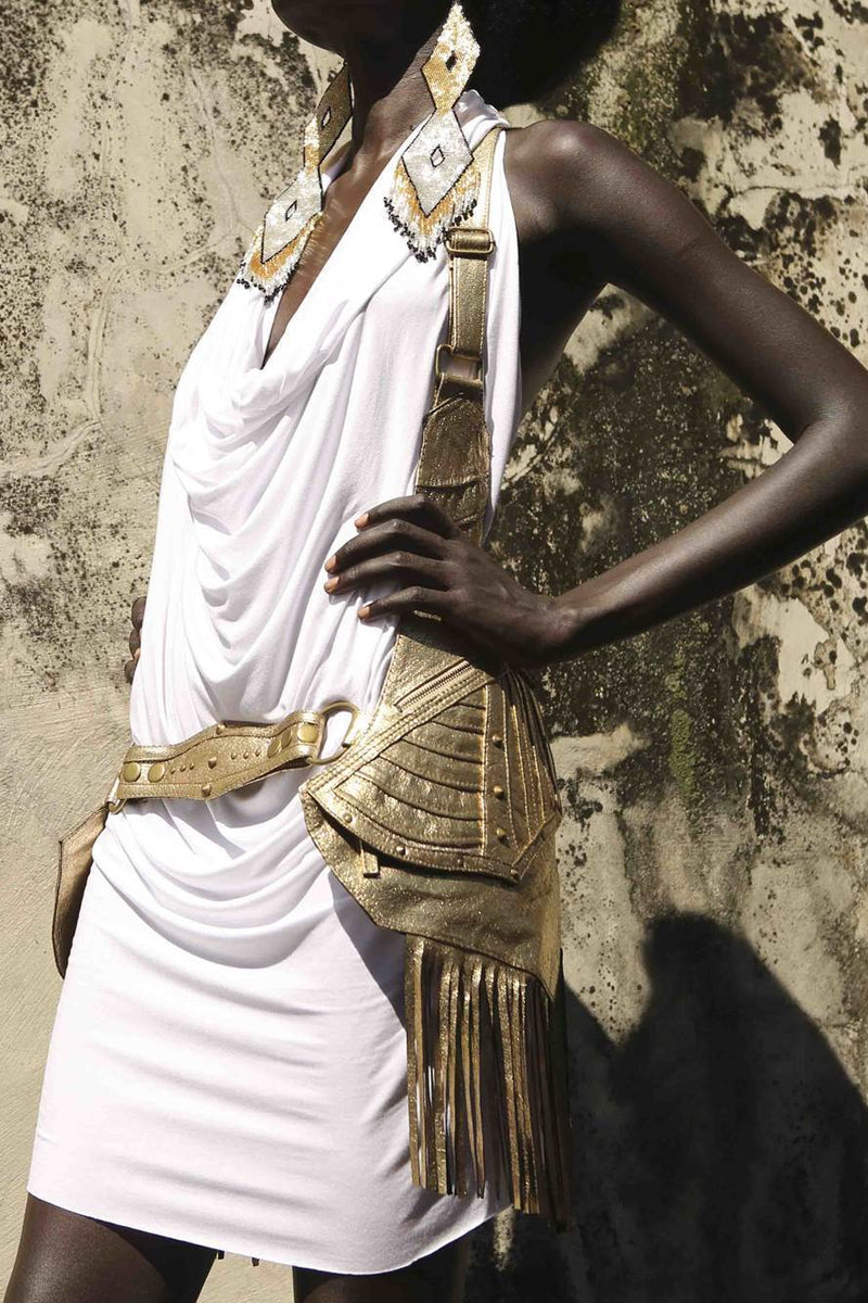 Minx Vest Gold Metallic - Hipstirr