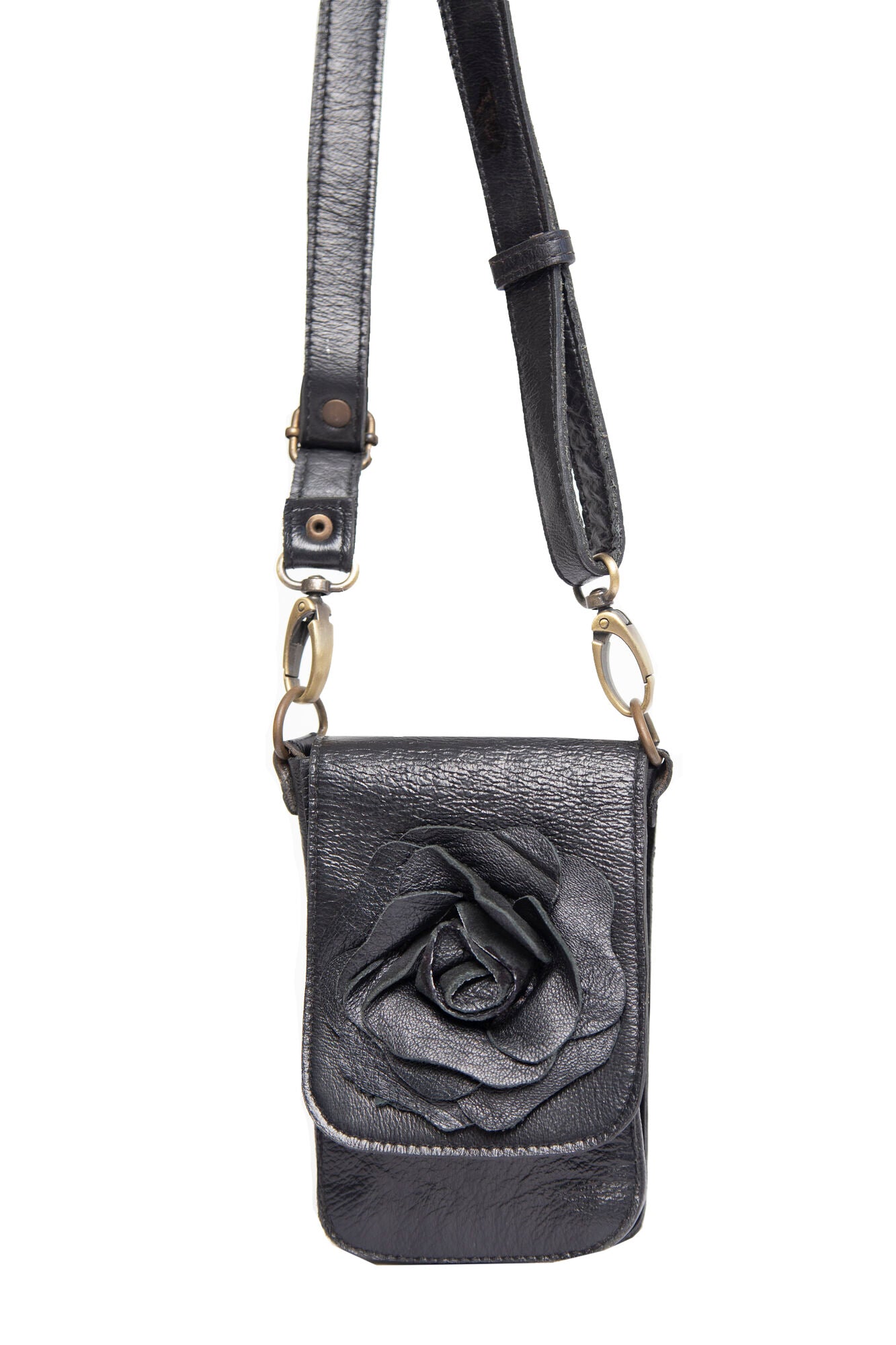 大セール ROSE BUD leather handbag - バッグ